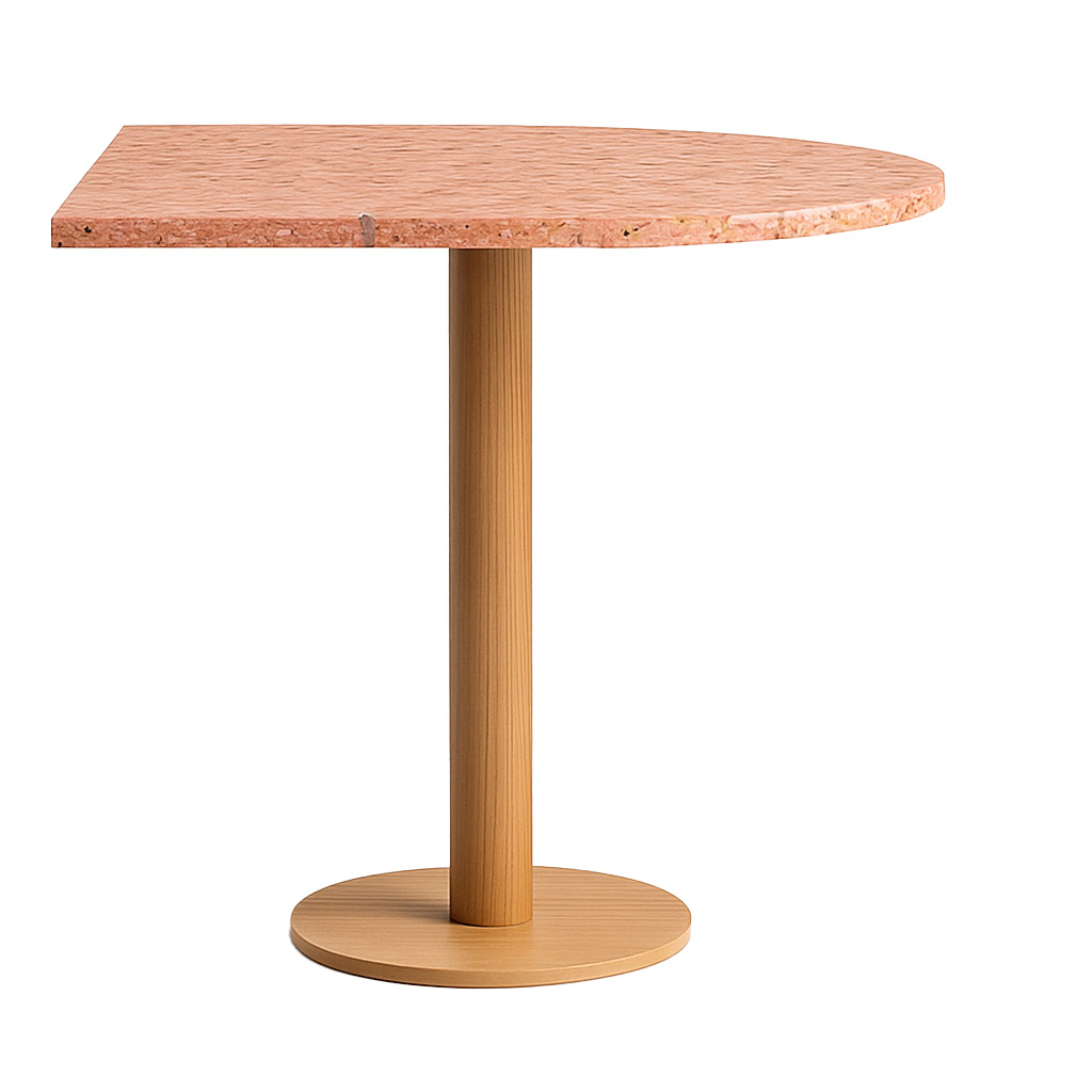 Mesa de Comedor Semi-Redondo Luna