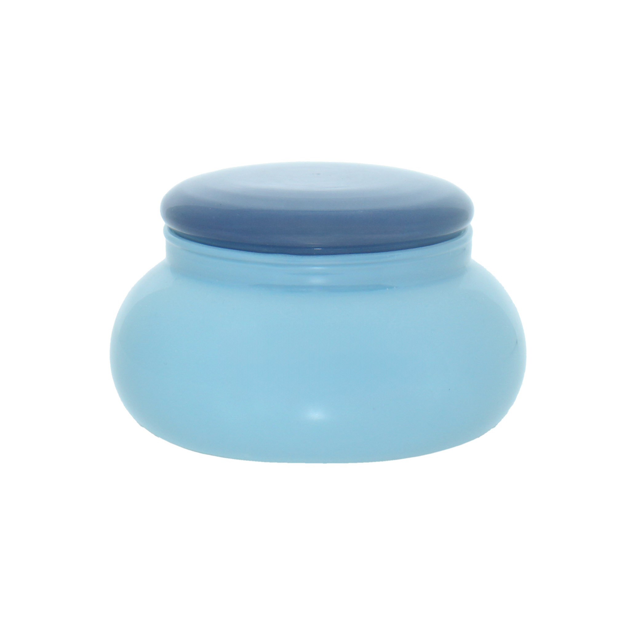 Jarrón de Vidrio Geman Azul / Celeste