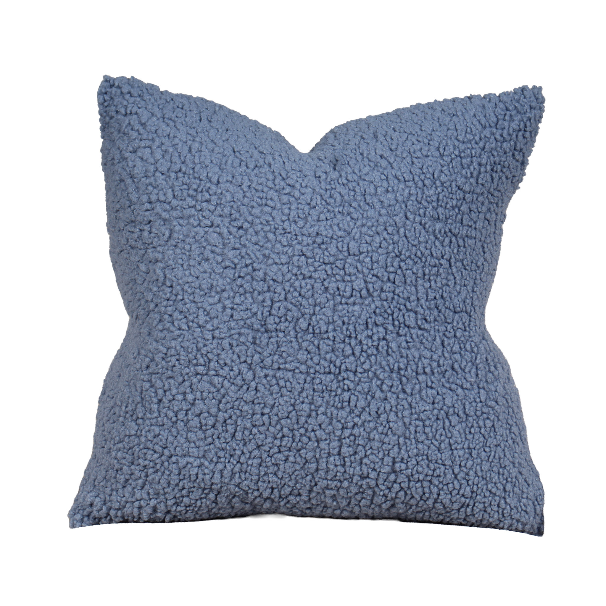 Cojín Bouclé Blue – Cuadrado