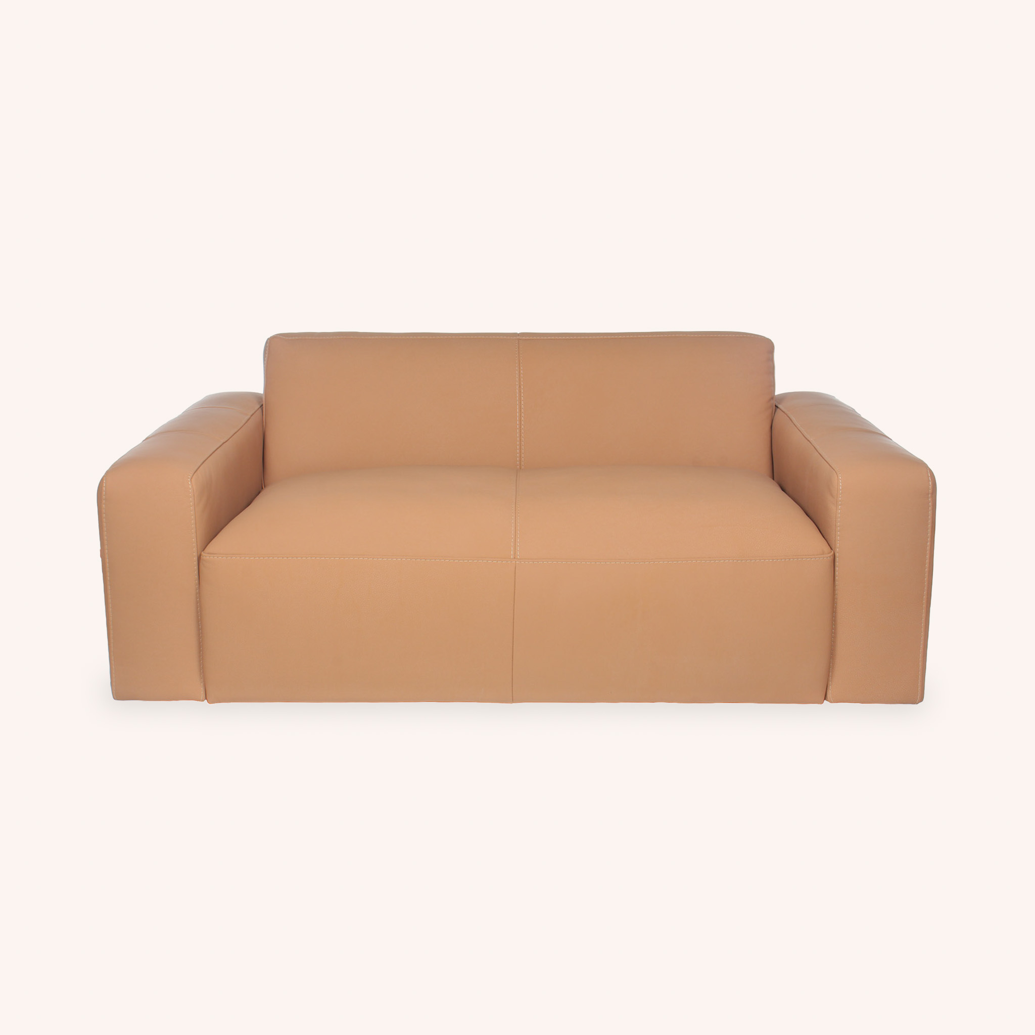 Sofa de Dos Puestos de Cuero Sienna
